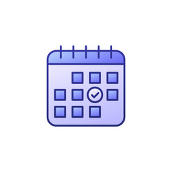 save a date icon with calendar outlined design vector image