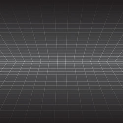 Abstract grid 3d lined background vector