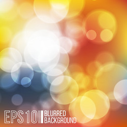 bright background with bokeh effect vector image