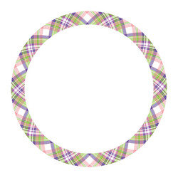 circle borders and frames round border pattern vector image