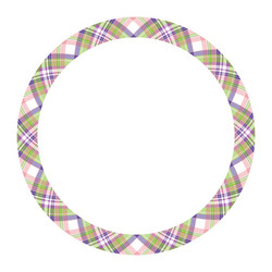 Circle borders and frames round border pattern vector