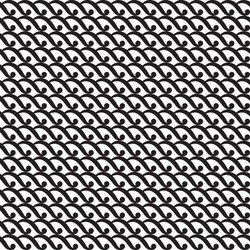 seamless geometric curl pattern waves vector image