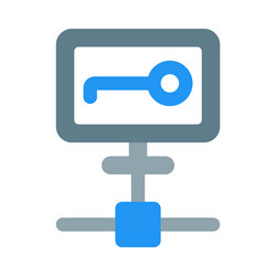 Server network connected to internet is been vector