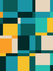 square abstract pattern design vector