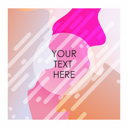 colorful background with typography Vector Image