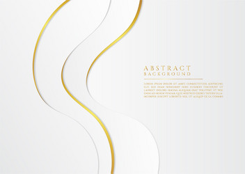 fluid wave flow shape design overlap layer white vector image