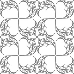 seamless graphic abstract tile pattern gray vector image