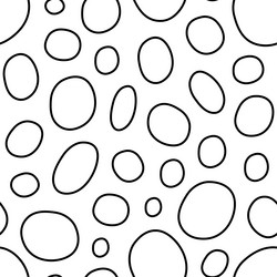 simple abstract doodle seamless pattern vector image