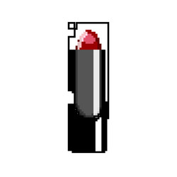 pink lipstick makeup game pixel art vector