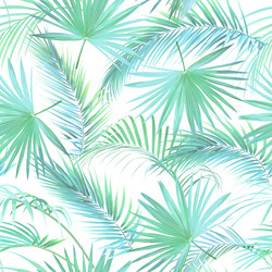 Tropical Leaf Seamless Pattern Vector Image