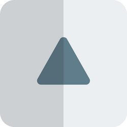 up arrow navigation button on computer keyboard vector image