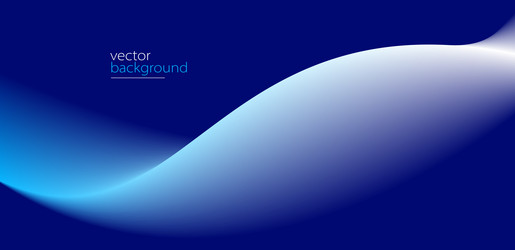 smooth flow of wavy shape with gradient abstract vector image