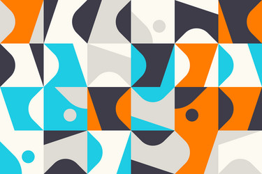 deconstructed abstract pattern design vector image