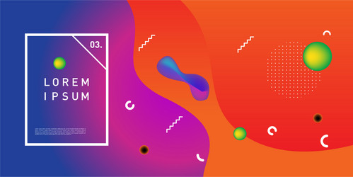 liquid color background design fluid gradient vector image