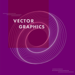 Abstract circles lines pattern design vector
