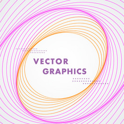 abstract circles lines pattern design vector image