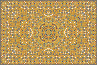 Persian colored carpet Royalty Free Vector Image