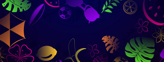 Summer Holiday Background Vector Image