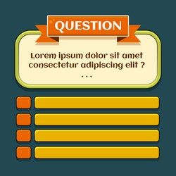 quiz game background template this design use vector image