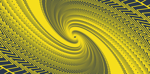 cool abstract swirl from broken corner lines vector image