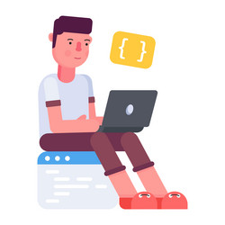 site coding vector image