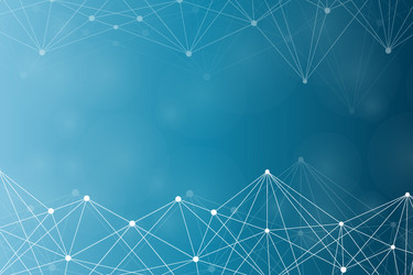 geometric abstract background with connected line vector image