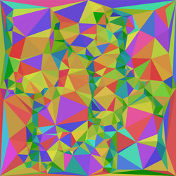 Abstract vitrage with triangular multi colors grid vector