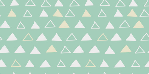 Seamless hand drawn geometric triangles vector