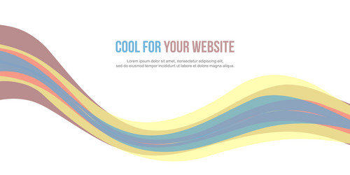 abstract background colorful website header vector image