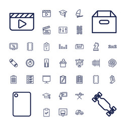 Board icons vector