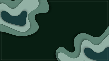 abstract color fluid with frame and shadow vector image