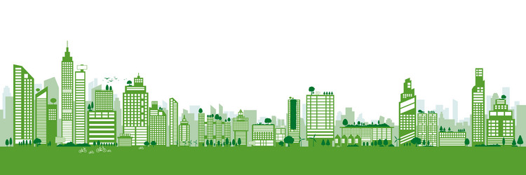 Green Eco City Ecology Royalty Free Vector Image Green Eco City Ecology Royalty Free Vector Image