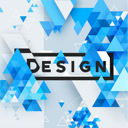 abstract 3d geometrical triangular textured vector image