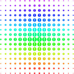 problem shape halftone spectrum effect vector image