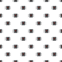 microchip pattern vector image