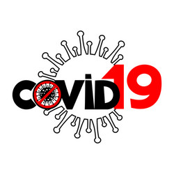 Sign coronavirus covid19 vector