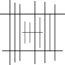 abstract grid mesh lattice grating geometric vector image