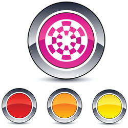 Target Button Set vector image