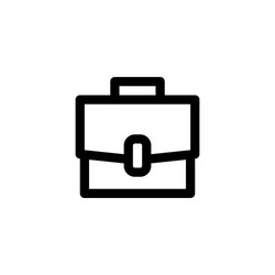 Briefcase bag icon vector