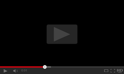 Digital Video Player Interface vector