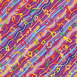 Repeating seamless diagonal and zig-zag pattern vector