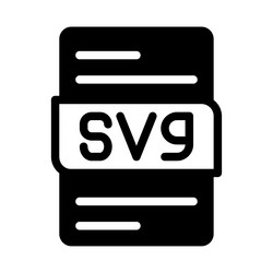 svg format file type icons document extension vector image
