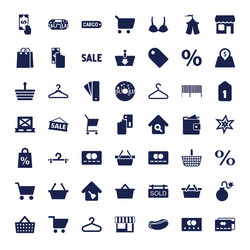 49 sale icons vector