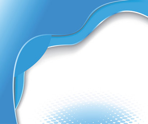 blue card with abstract pattern vector image