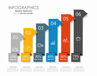 Infographic Template - Data Visualization vector image