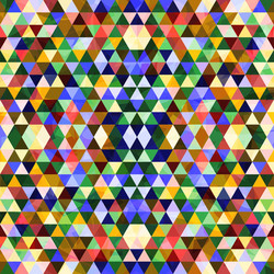 triangular mosaic colorful background vector image
