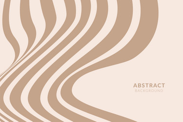 abstract curved shape background in design vector image
