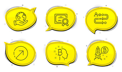 journey path bitcoin project and think vector image