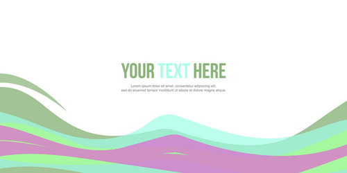 Abstract header website design style vector