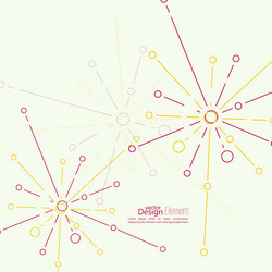 virtual abstract background with particle vector image